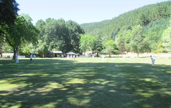 Pavilion at the Valley of Peace, Jan 2015 vs Christchurch Police XI