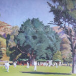 Valley of Peace Cricket Club painting by Austen Deans